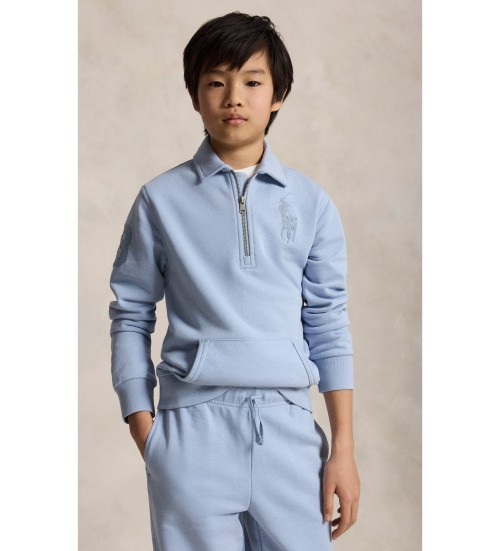 Comprar Polo Ralph Lauren Sudadera Big Pony de punto de rizo azul