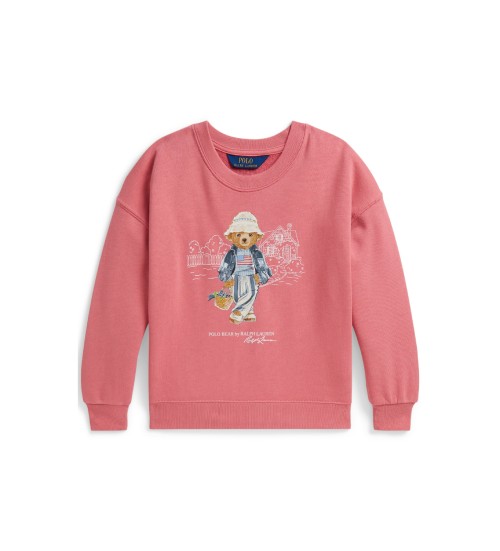 Kaufen Polo Ralph Lauren Rosa Frottee-Sweatshirt mit Polo-B�r