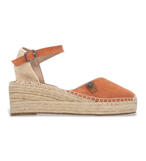 Refresh Alpargatas De Piel 175235 Naranja