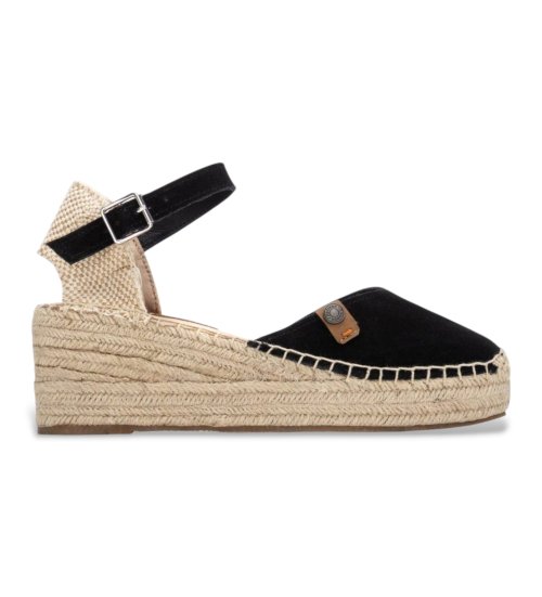 Refresh Alpargatas De Piel 175235 Negro