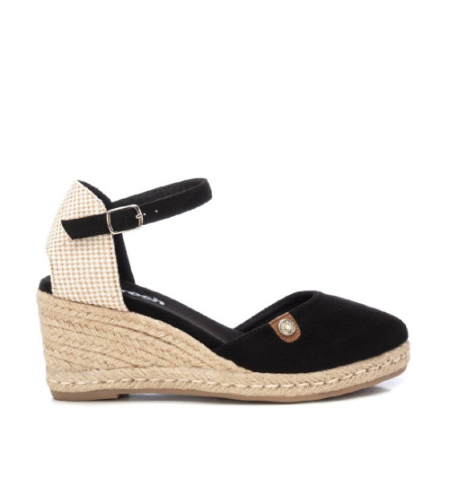 Refresh Alpargatas De Piel 171882 Negro