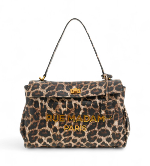 Comprare RUE MADAM PARIS Borsa Les Jours Xl con stampa animalier