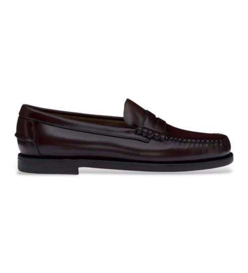 Comprar Sebago Mocasines de Piel Classic Dan marrón burdeos