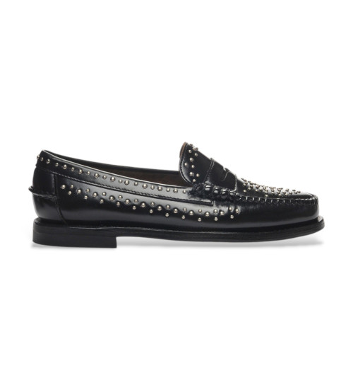 Kb Sebago Dan Studs Leather Loafers sort