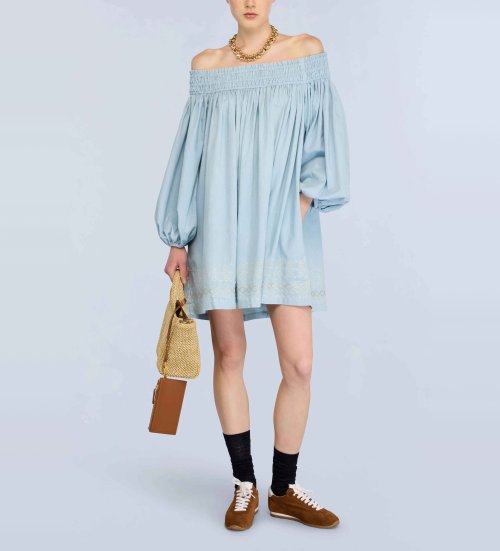 blossom pointelle slip dress Point Satin A-Line Slip Dress