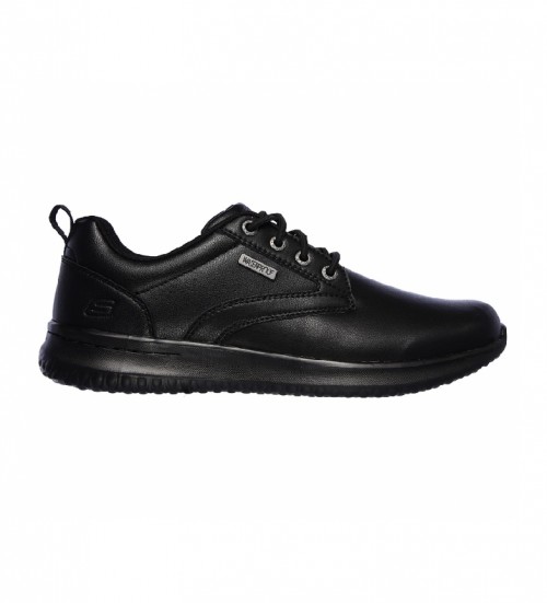 Skechers Zapatillas De Piel Delson Antigo Negro