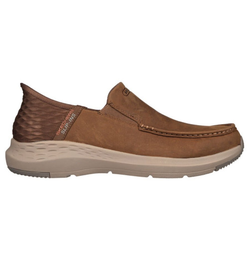 Skechers Zapatillas De Piel Slip Ins Marrón