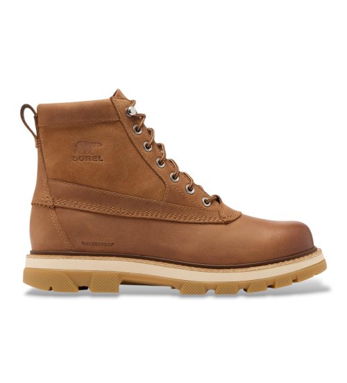Sorel Botas De Piel Impermeables Marrón