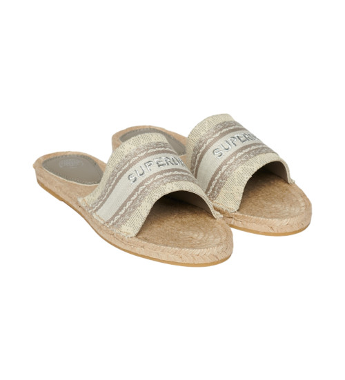 Superdry Alpargatas De Lona Gris