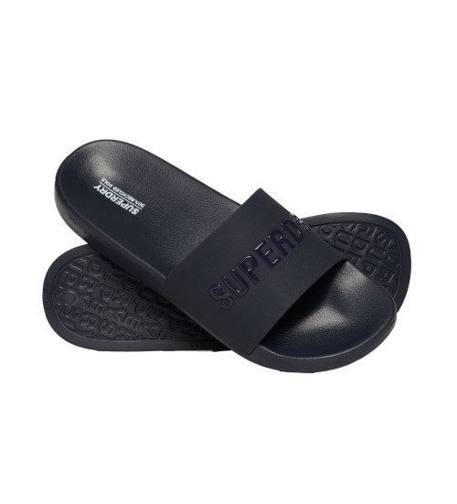 Superdry Chanclas Veganas Con Logo Marino