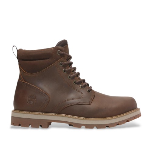 Timberland Botas Impermeables De Media Caña Con Cordones Britton Road Marrón