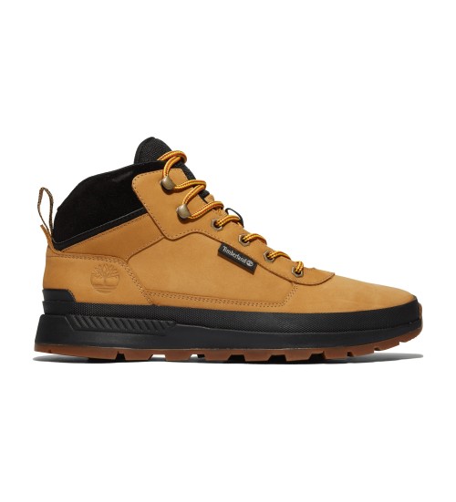 Timberland Zapatillas De Piel De Caña Baja Con Cordones Field Trekker Amarillo