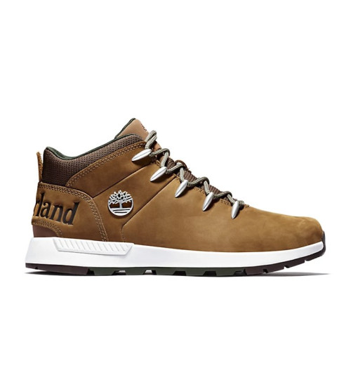 Timberland Botas De Piel Sprint Trekker Mid Marrón