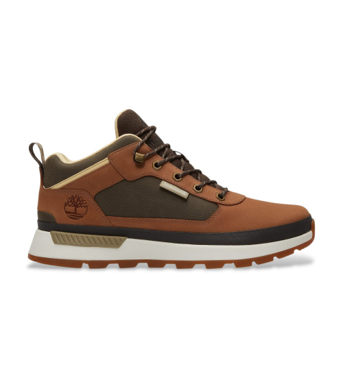 Timberland Zapatilla De Piel Field Trekker Marrón