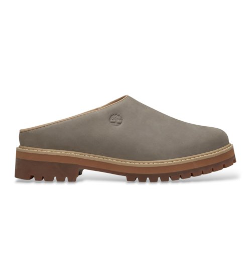 Timberland Zuecos De Piel Heritage Gris