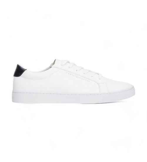 Tommy Hilfiger Zapatillas De Piel Essential Sneakers Blanco
