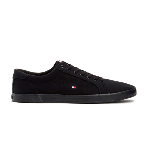 Tommy Hilfiger Zapatillas De Lona Con Cordones Negro