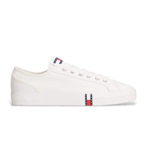 Tommy Jeans Zapatillas De Lona Archive Con Logo Blanco