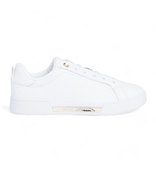 Tommy Hilfiger Zapatillas De Piel Cupsole Blanco