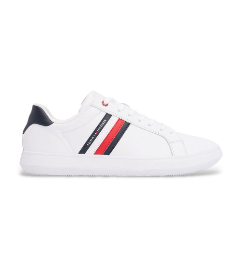 Tommy Hilfiger Zapatillas De Piel Cupsole Blanco