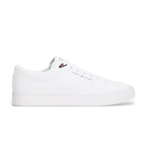 Tommy Hilfiger Zapatillas De Malla Con Logo Bordado Blanco