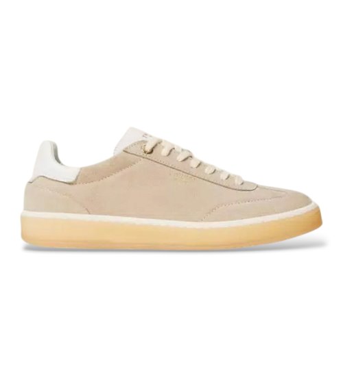 Twinset Zapatillas De Piel De Ante Beige