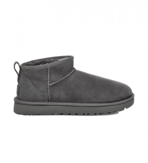 Comprar UGG Classic Ultra Mini botas de couro para tornozelo cinza