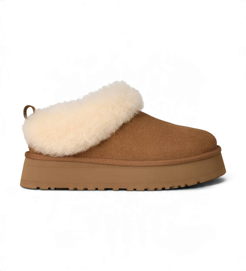 UGG Botines De Piel Tazzelle Marrón