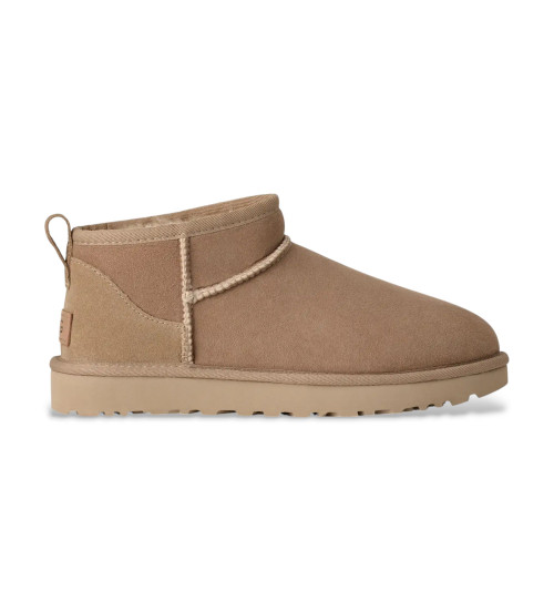 UGG Lederstiefeletten W Classic Ultra Mini sand