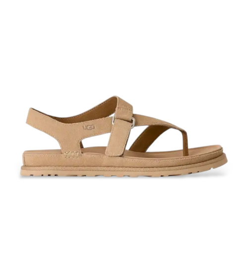 Comprar UGG Sandálias de couro bege GoldenGaze Toe Post