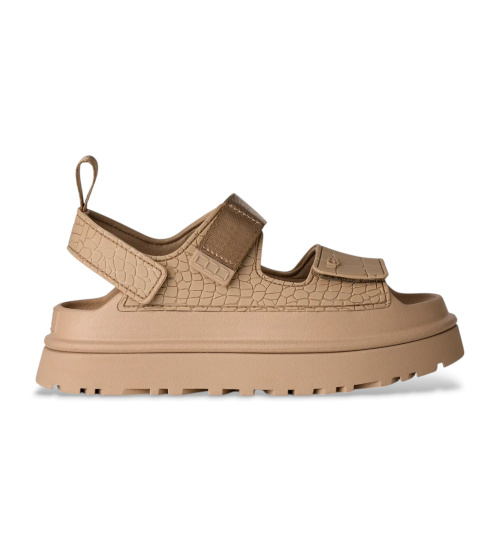 Comprar UGG Sandálias em pele bege com relevo GoldenGlow