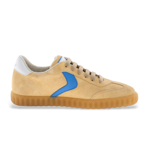 Voile Blanche Zapatillas De Piel Ines Beige