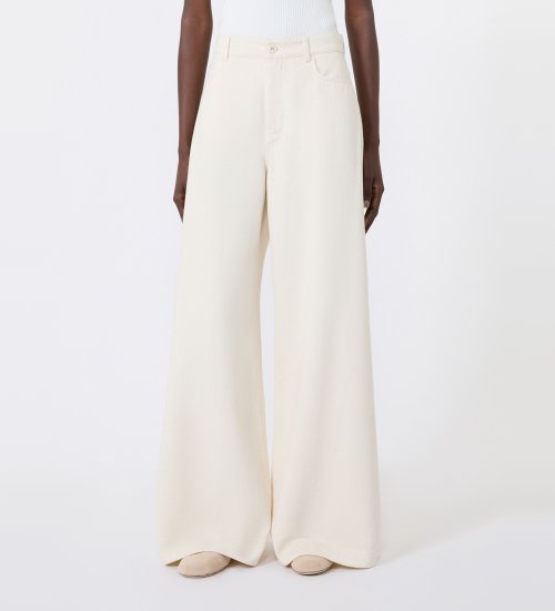 Weekend Max Mara Calça Larga Canneti beige