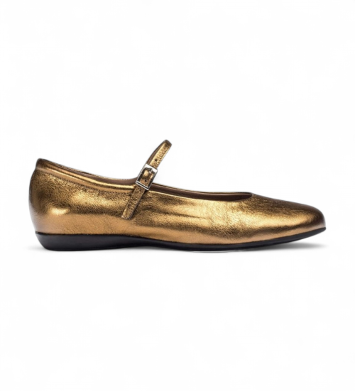 Wonders Bailarinas De Piel Bo 60 Dorado