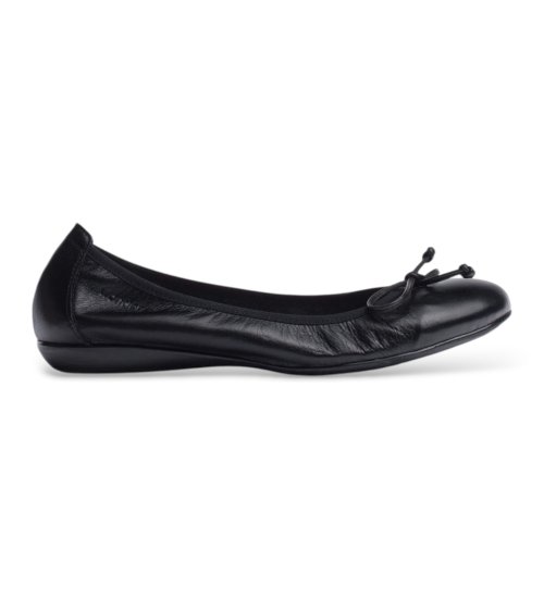 Wonders Bailarinas De Piel Bo 12 Negro