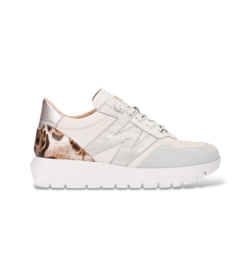 Wonders Zapatillas De Piel Odisei Blanco Roto
