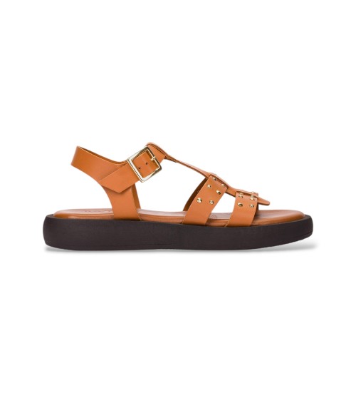Wonders Sandalias De Piel Mousse Marrón