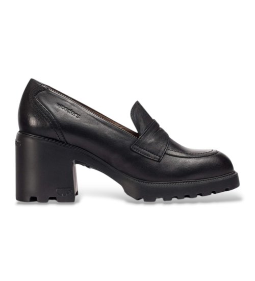 Wonders Mocasines De Piel Ilma 01 Negro