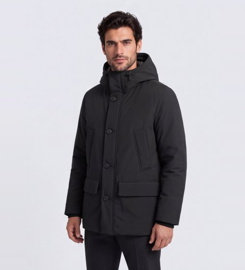 Buy Woolrich Black Arctic Cloud Parka