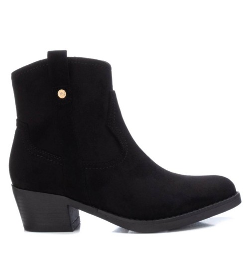 XTI Botines Cowboy -Altura Tacón 5CM- Negro
