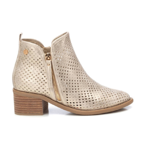XTI Botines De Piel 143961 Dorado