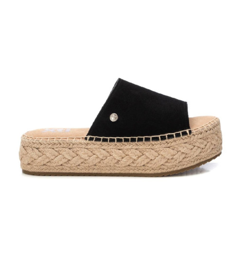 XTI Sandalias De Piel 143639 Negro