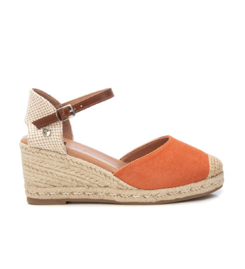 XTI Alpargatas De Piel 140746 Coral