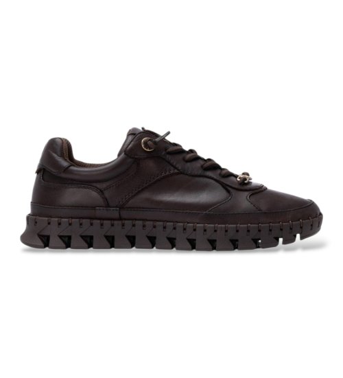 Carmela Zapatillas De Piel 164218 Marrón