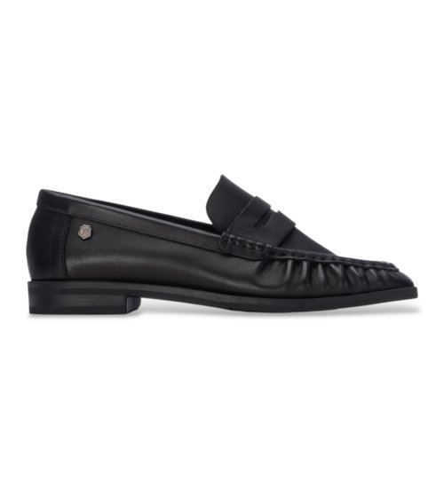 Carmela Mocasines De Piel 164389 Negro