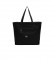 Lacoste Lacoste unisex oversized tote bag black