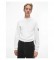 Calvin Klein T-shirt Ã  manches longues Badge Monologo blanc