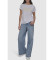 Comprare DKNY Maglietta di jeans bianca
