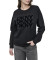 Kp DKNY Sweatshirt med flockar svart