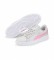 Puma Smash v2 Glitz grey, pink sneakers